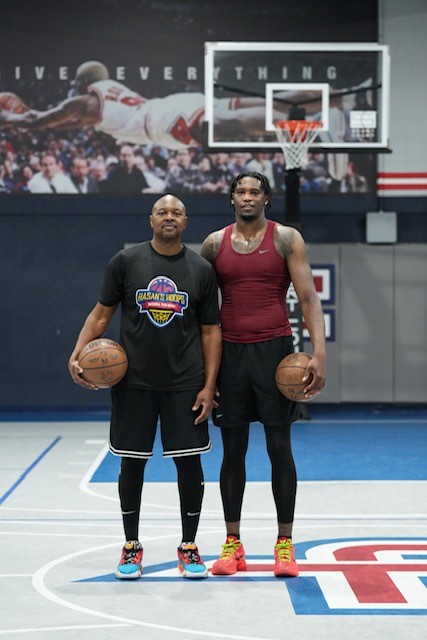 NBA pre-workout with Tre King out of Iowa State. NCAA talent and skill development for draft preparation.