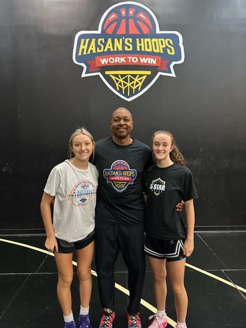 AAU basketball training and skill development with Skylar Walden from Knoxville, TN and Tait Harvey from Asheville, NC.